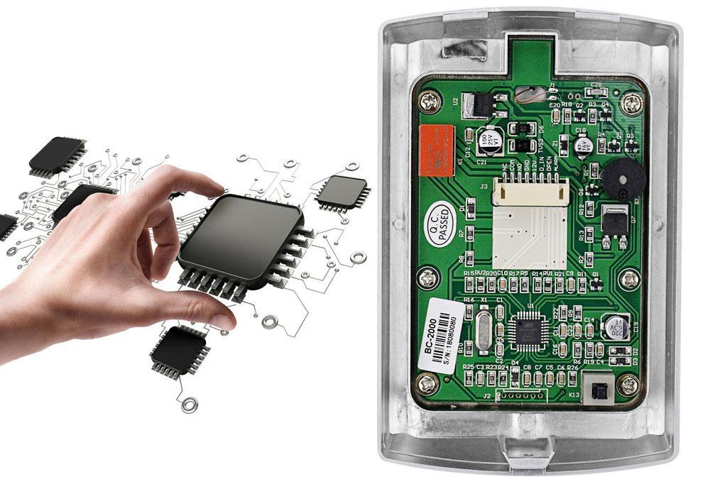 Clavier digicode autonome circuit