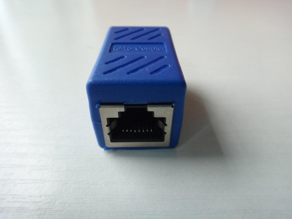 Coupleur RJ45 femelle/femelle bleu