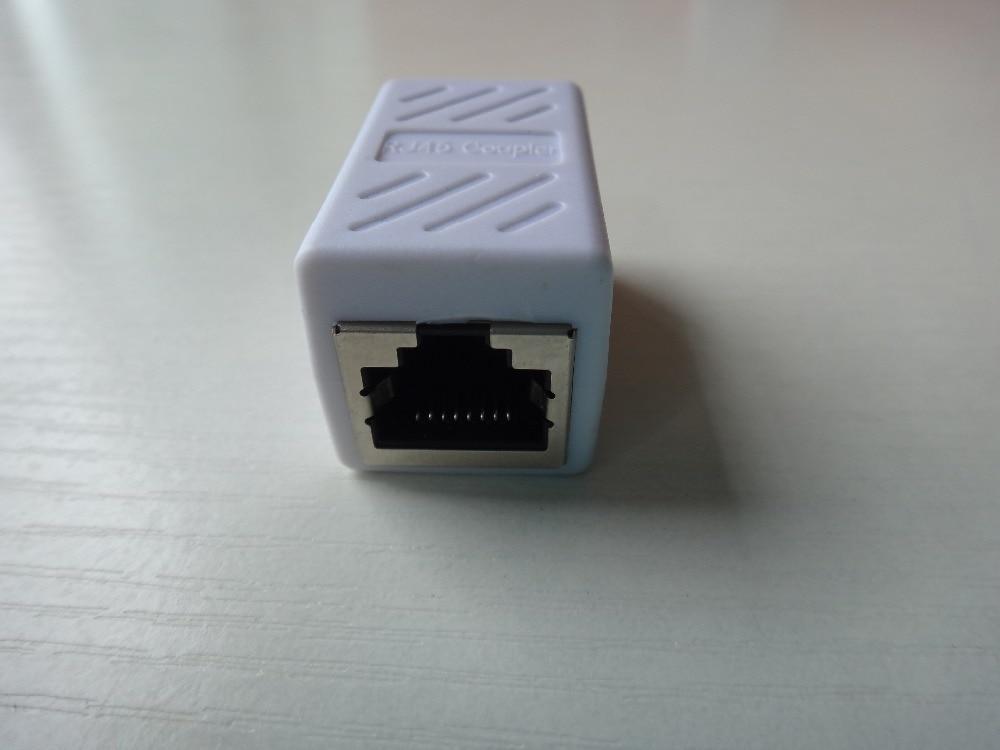 Coupleur RJ45 femelle/femelle blanc