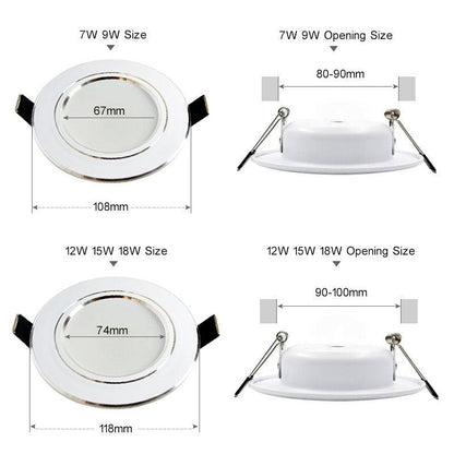 Downlight - dimensions