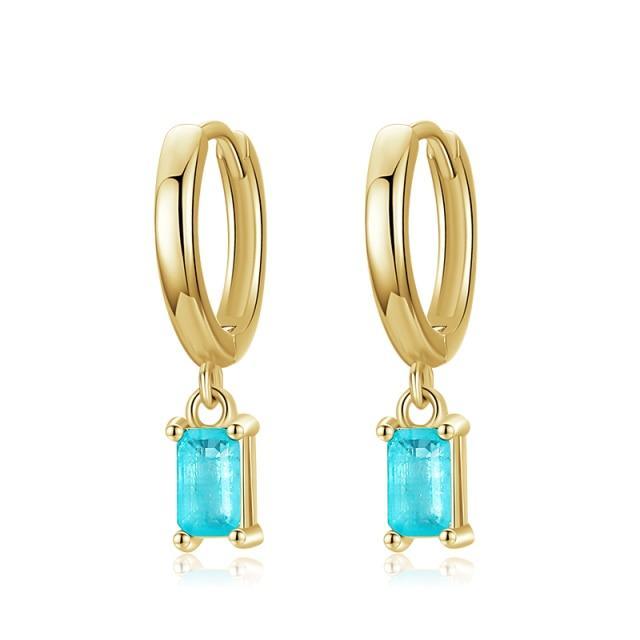 Boucle d oreille argent doré