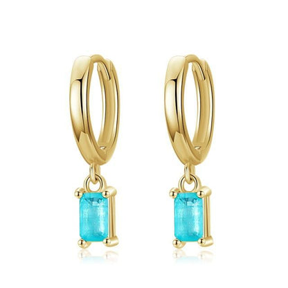 Boucle d oreille argent doré