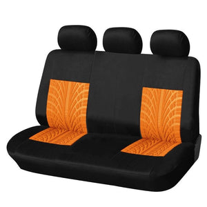 Housse de siège universelle orange banquette arrière