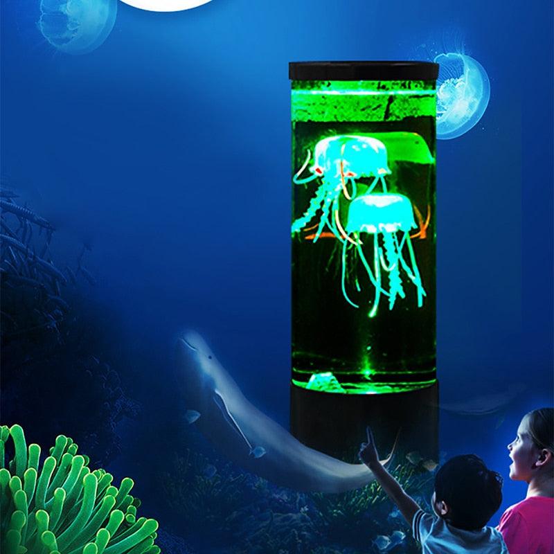 Lampe Aquarium à Méduse chargée sur port USB