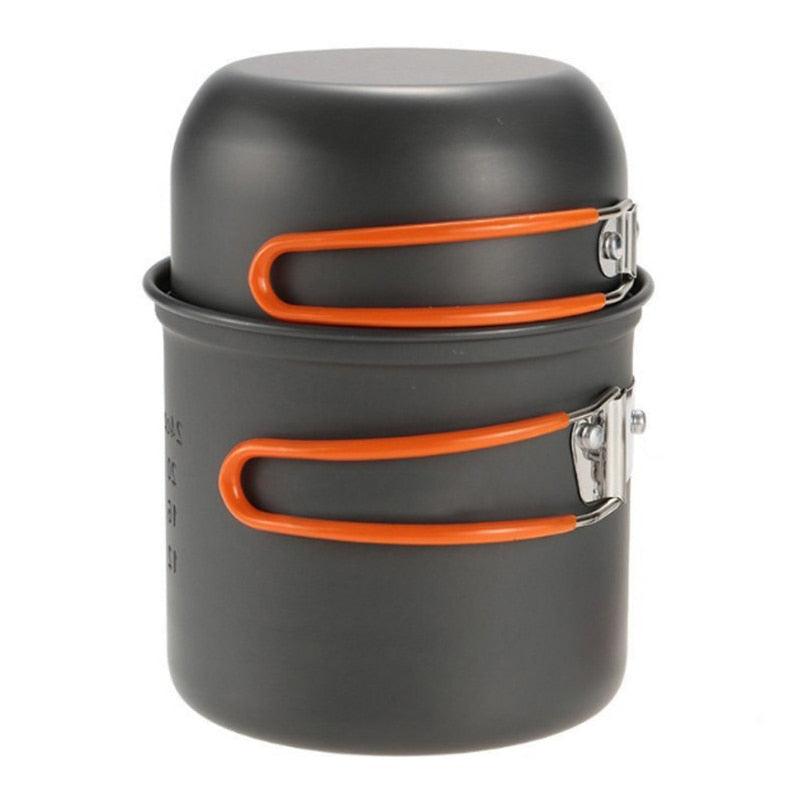 Lot de 2 pots pour le camping, la randonnée, le trekking