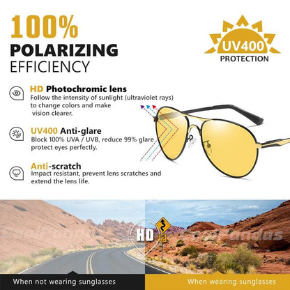 Lunettes de soleil Photochromique efficacité