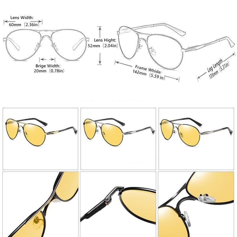 Lunettes de soleil Photochromique Dimension