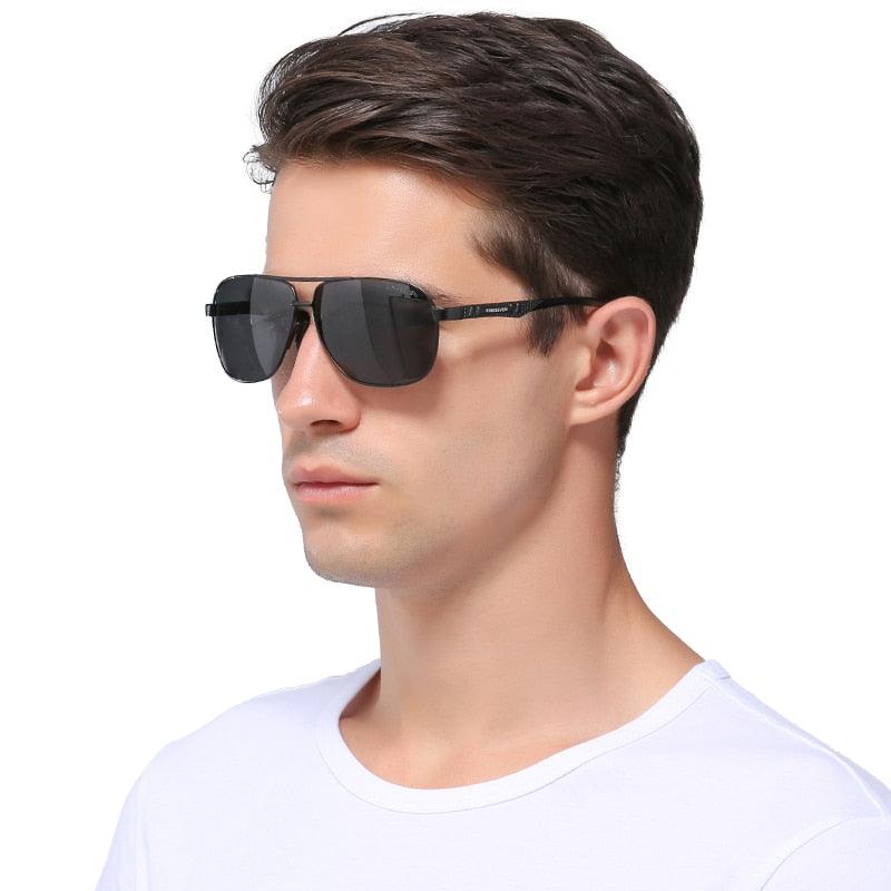 Lunettes de soleil Aluminium à verre polarisées pour Homme