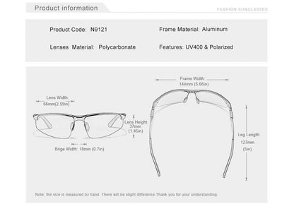 Lunettes de soleil polarisées dimension