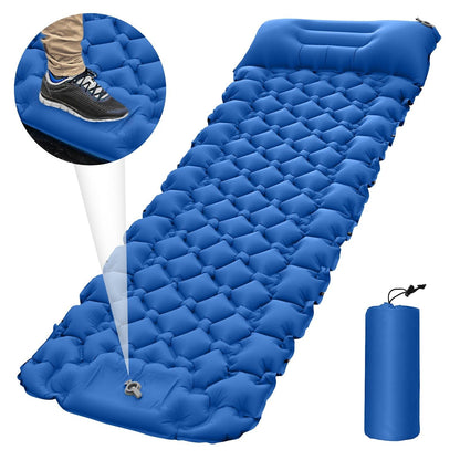 Matelas gonflable portable  bleu