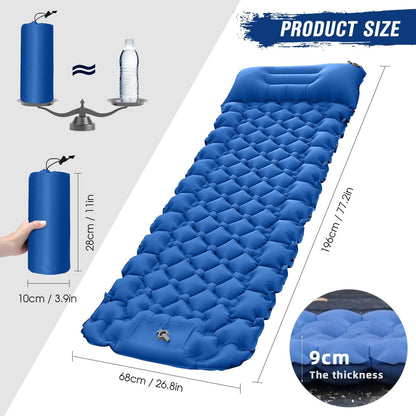 Matelas gonflable portable dimensions