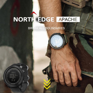 Montre North Edge Apache - porté