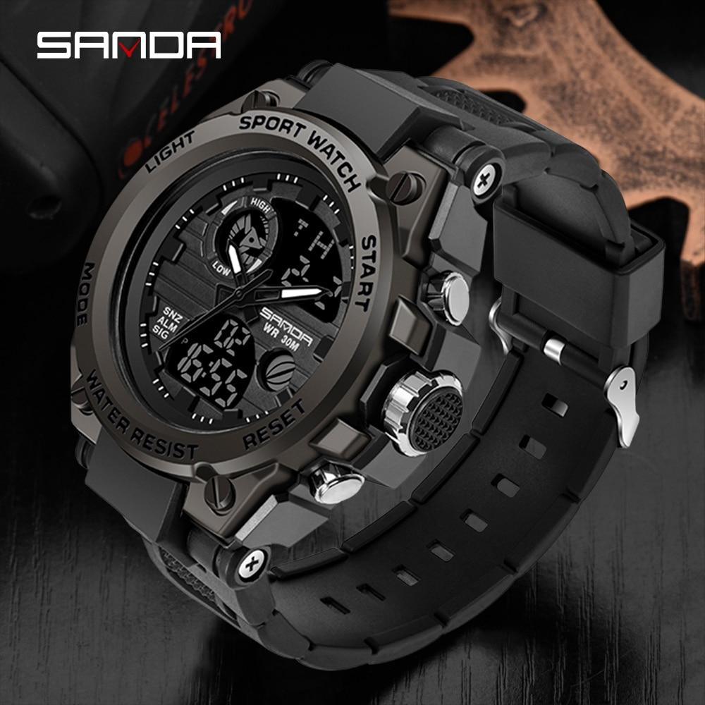 Montre pour Homme double affichage étanche