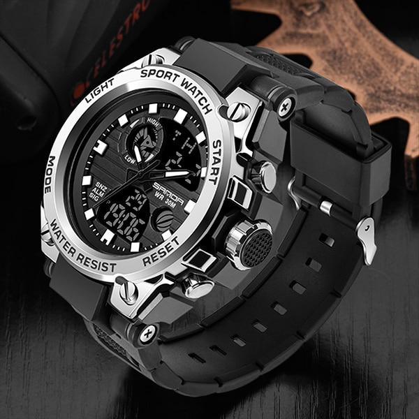 Montre pour Homme double affichage étanche