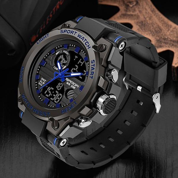 Montre pour Homme double affichage étanche