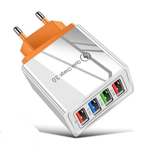 Chargeur Usb (Quick charge 3.0) pour iPhone orange