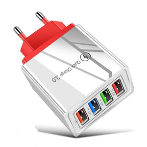 Chargeur Usb (Quick charge 3.0) rouge