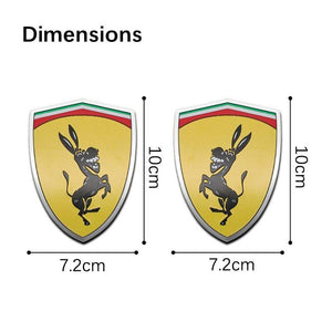 Nouveau Sticker "Ane cabré" dimensions