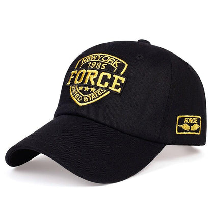 Nouvelle Casquette Force Noire profil gauche