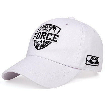 Nouvelle Casquette Force Blanche profil gauche