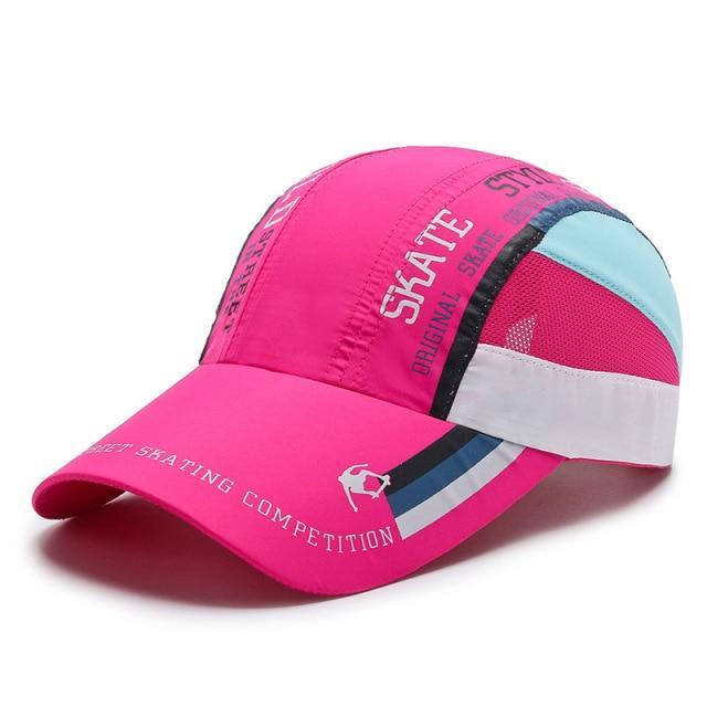 Casquette Skate Rose Rouge