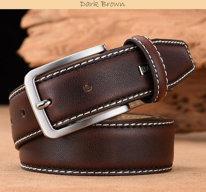 Nouvelle ceinture  pour Cowboy marron foncé