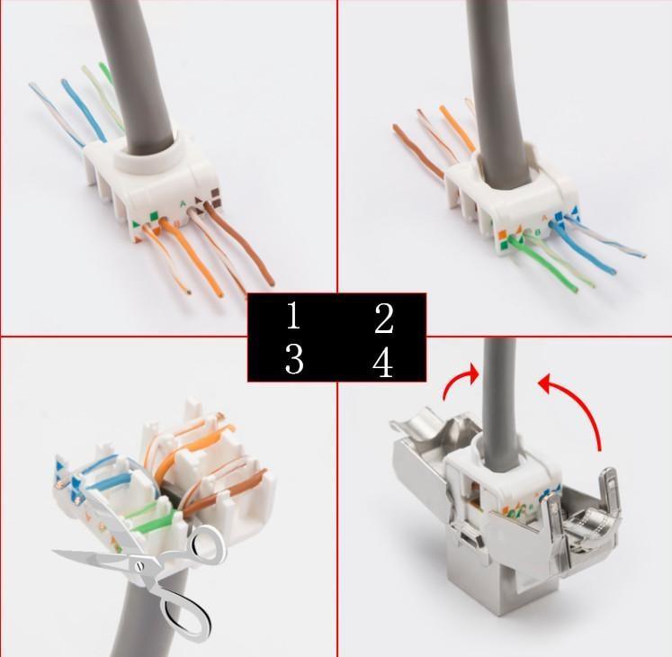 Noyaux RJ45 cat7 - cablage