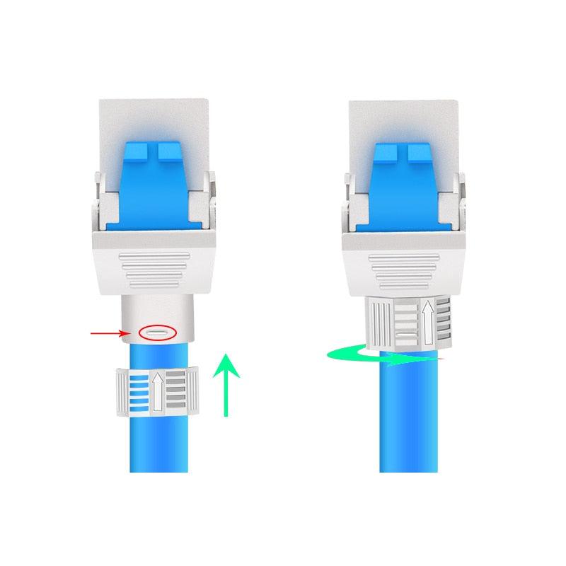 Noyaux RJ45 Cat8 - cablage de l ame