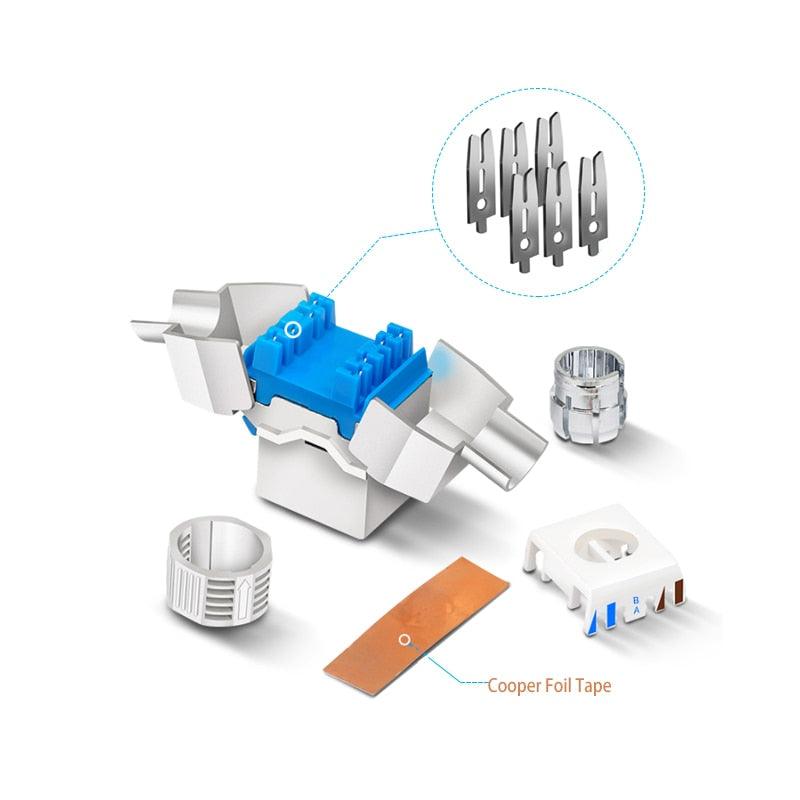 Noyaux RJ45 Cat8 - bayonettes