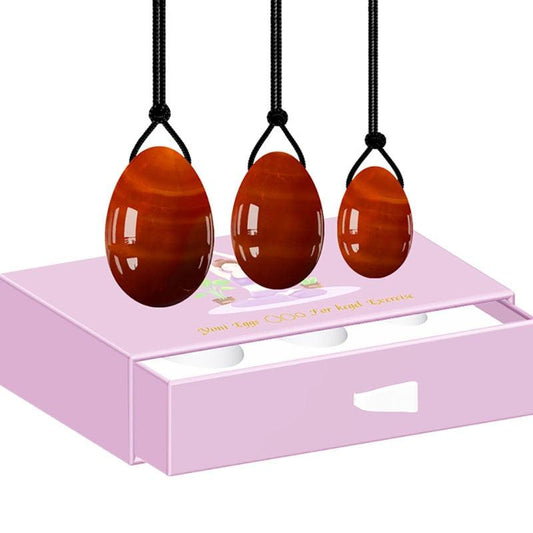 Oeufs de yoni en Jade Cornaline