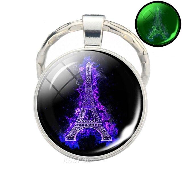 Porte Clés Fluorescent Tour Eiffel