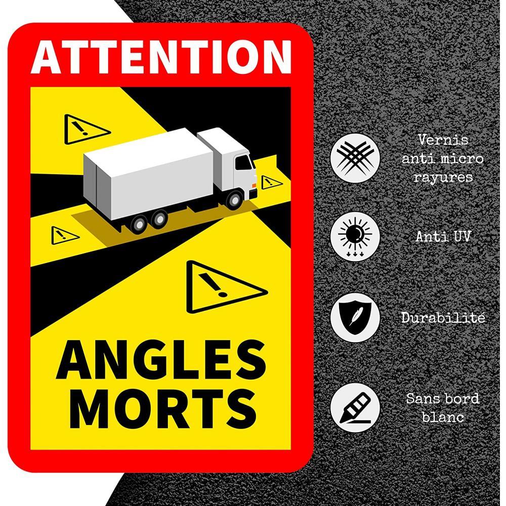 Sticker "Angles morts" caractéristiques