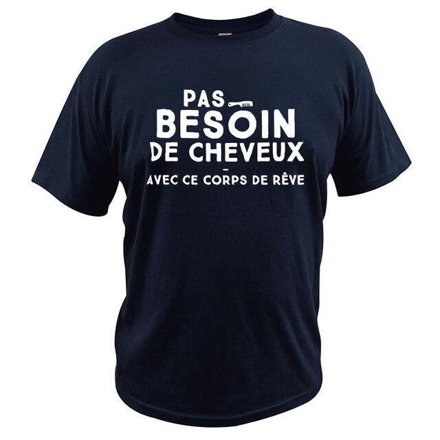 T shirt "Pas besoin de cheveux avec ce corps de rêve"