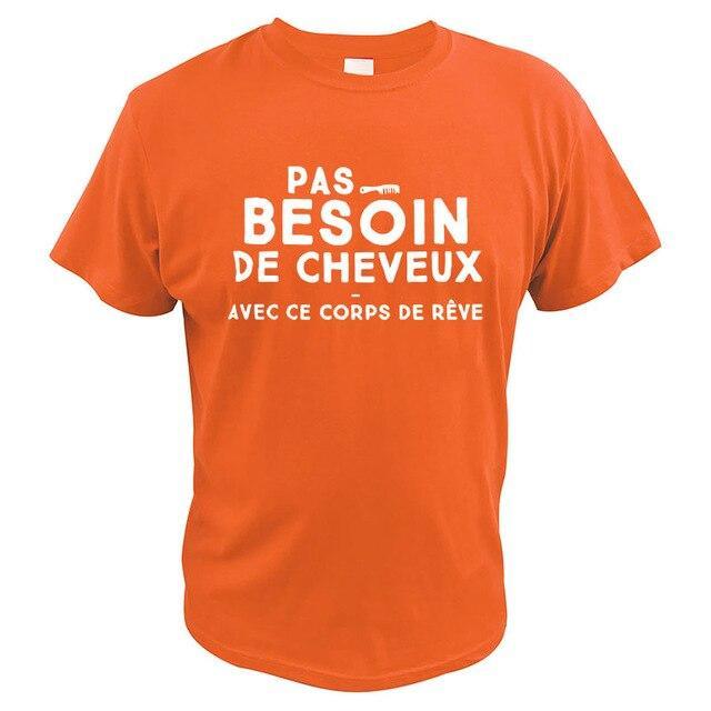 T shirt "Pas besoin de cheveux avec ce corps de rêve"