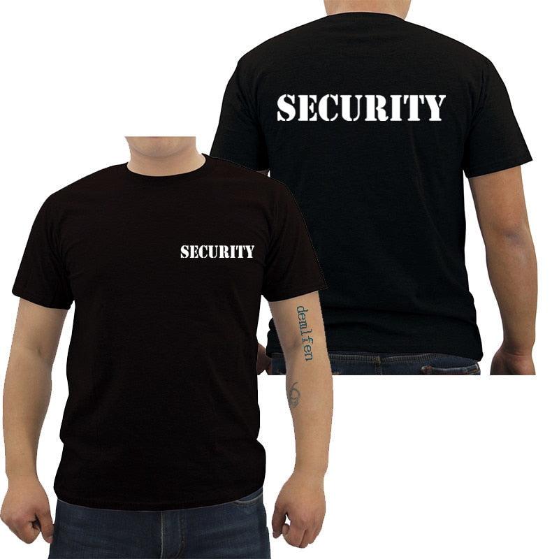 T shirt Security -noir