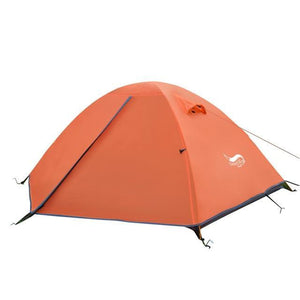 Tente 2 places , double peau, orange