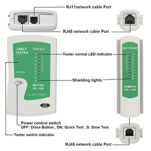 Testeur de câble réseau - indicateur